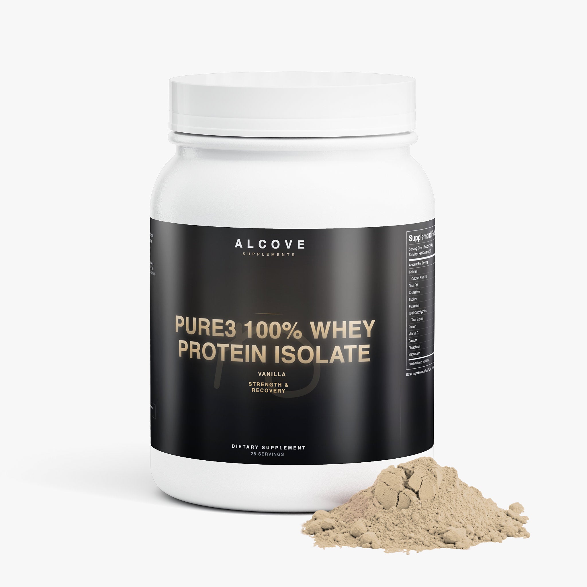 Pure3 100% Whey Protein Isolate (Vanilla)