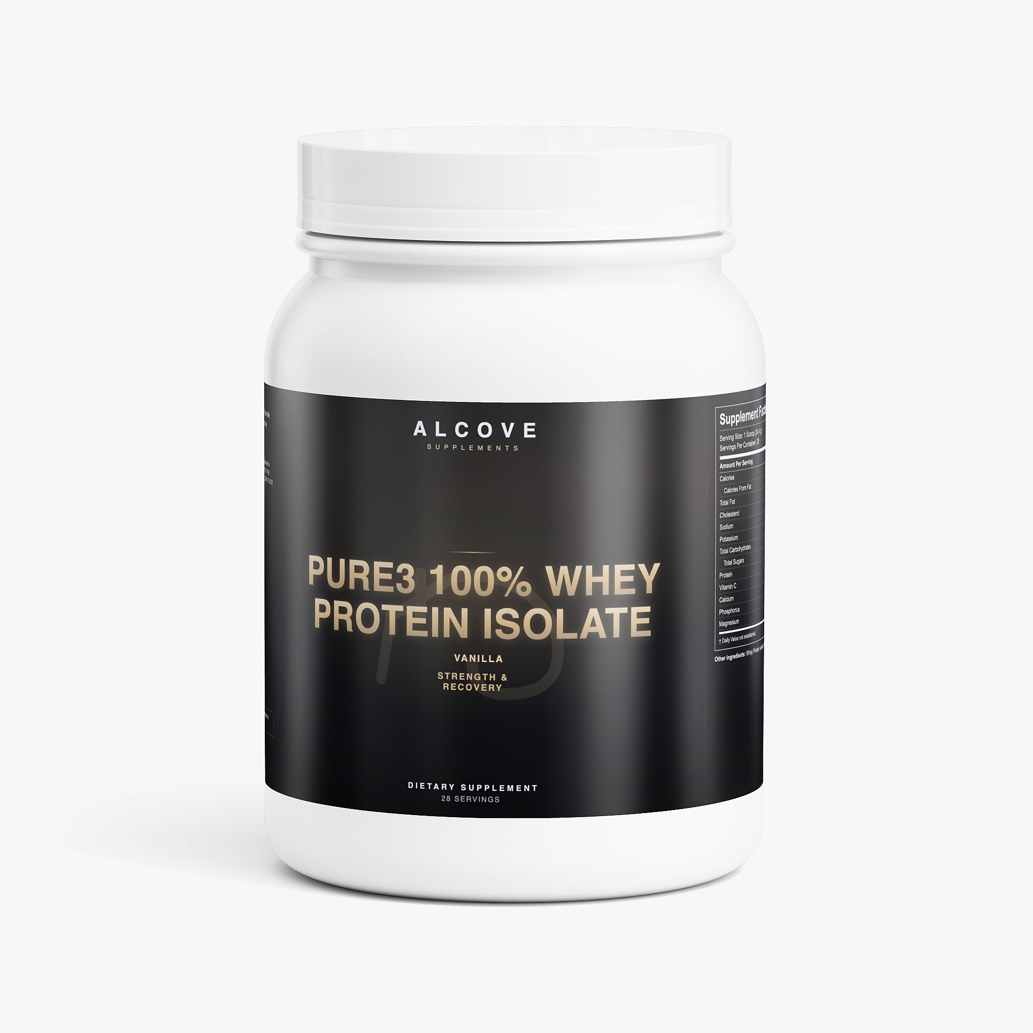 Pure3 100% Whey Protein Isolate (Vanilla)