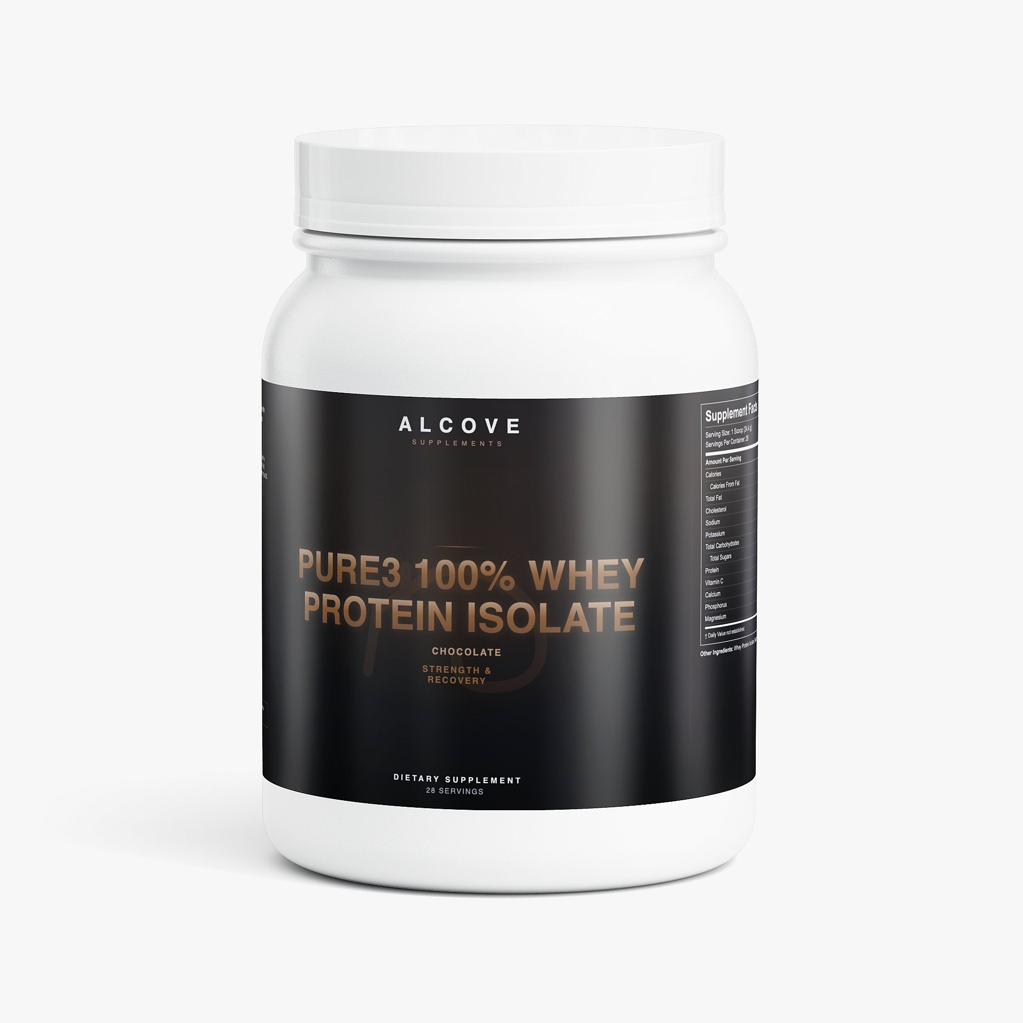 Pure3 100% Whey Protein Isolate (Chocolate)
