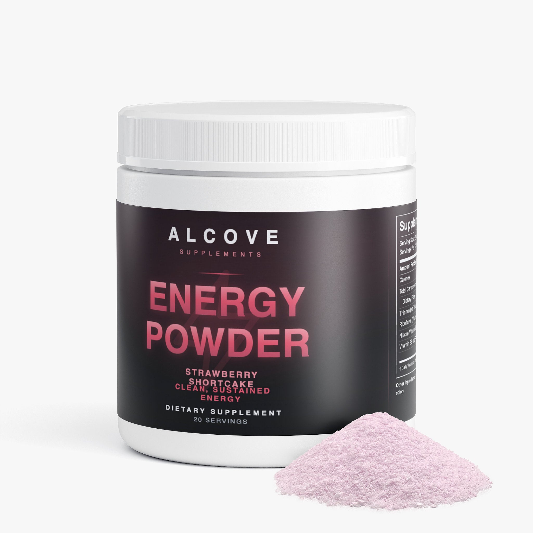 Energy Powder (Strawberry Shortcake)