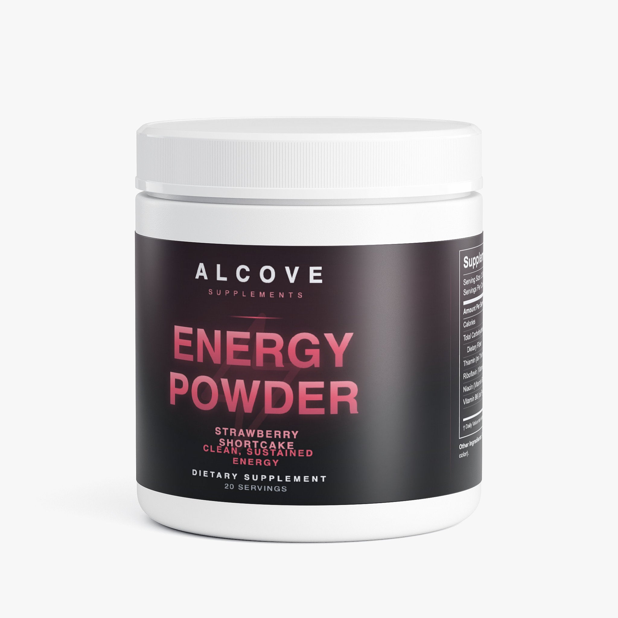 Energy Powder (Strawberry Shortcake)