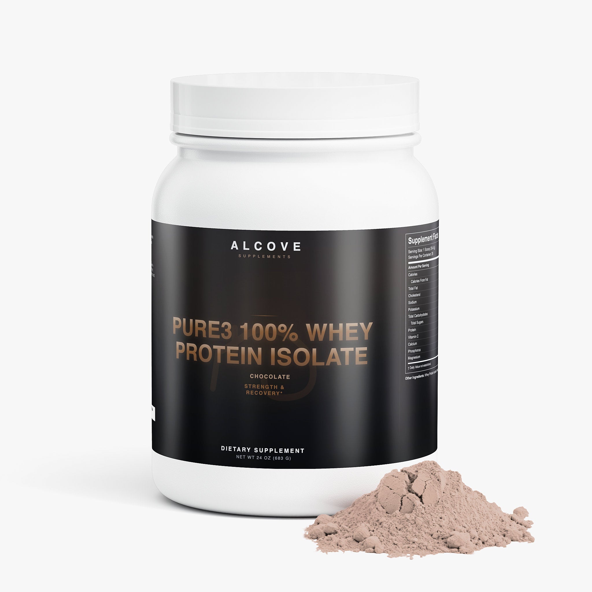 Pure3 100% Whey Protein Isolate (Chocolate)