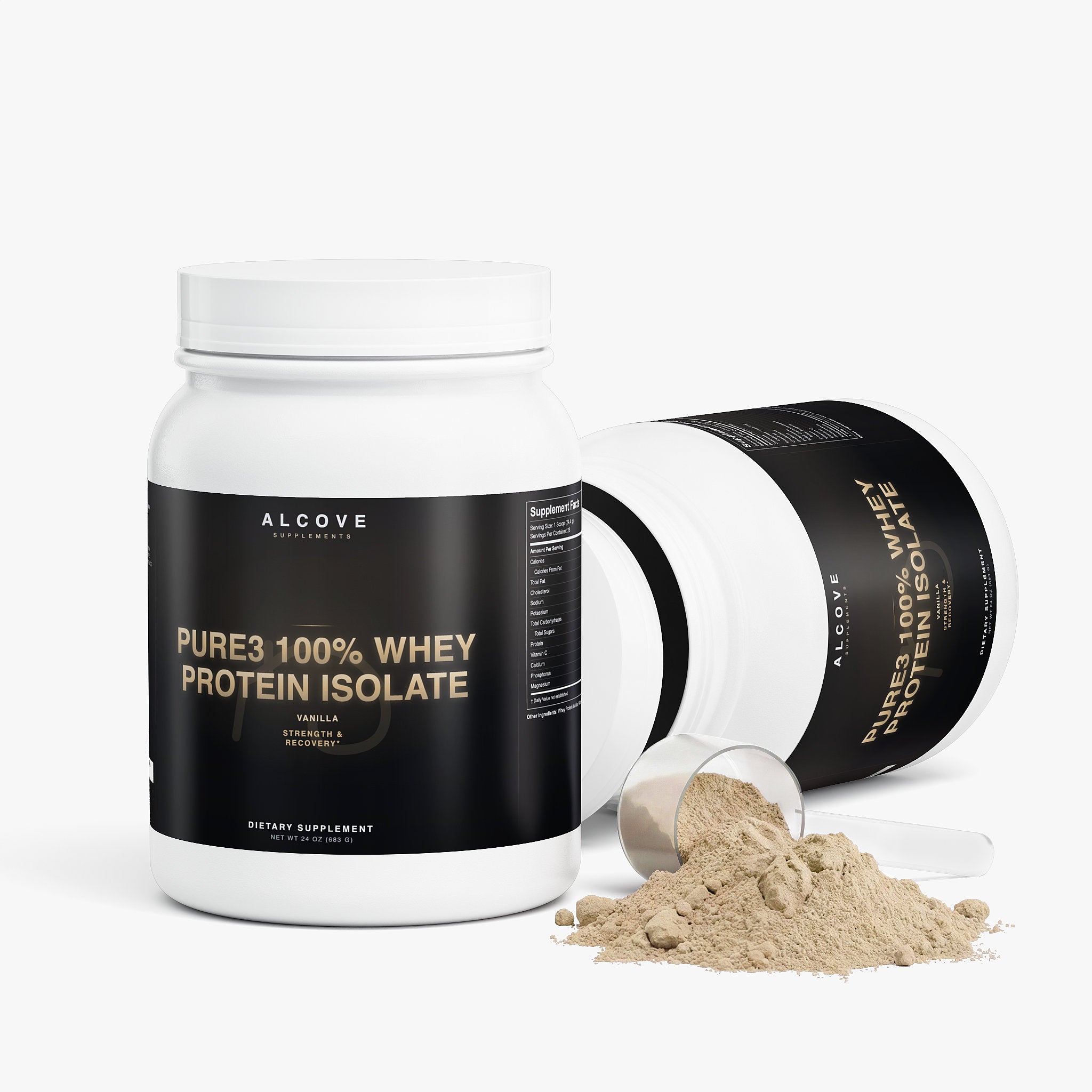 Pure3 100% Whey Protein Isolate (Vanilla)