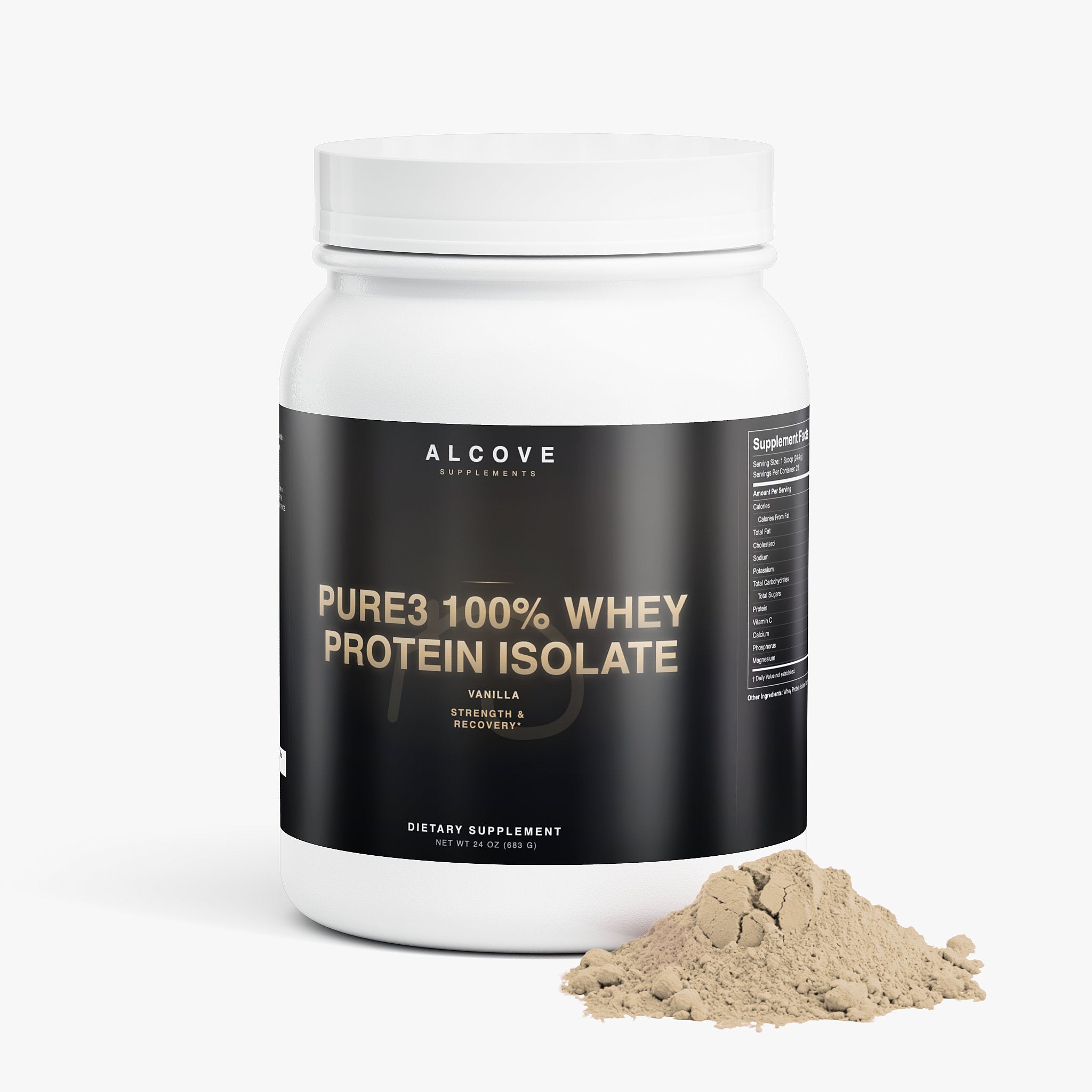 Pure3 100% Whey Protein Isolate (Vanilla)